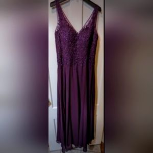 Morilee Bridesmaid dress Eggplant
